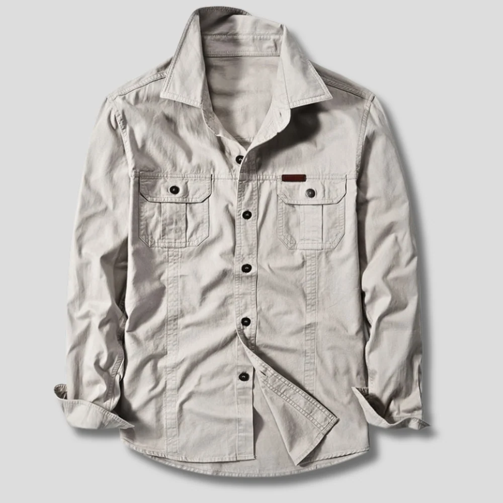 Camisa cargo de algodón - Imagen 6