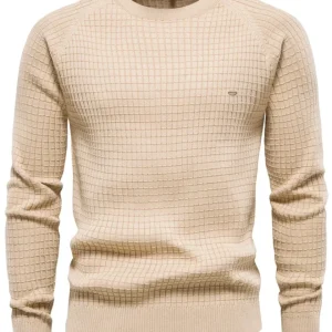 Jersey de hombre con diseño de cuadrícula