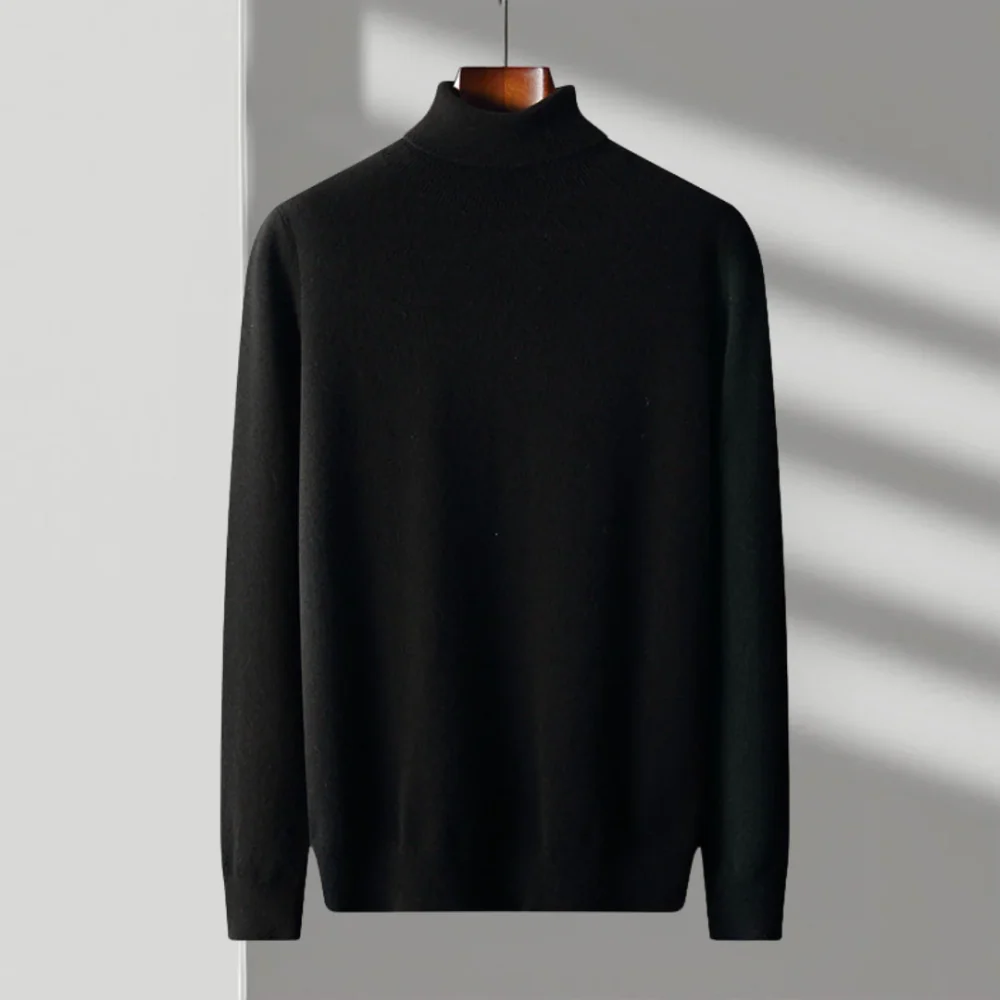 Jersey de cuello alto de lana merina de Cagliari - Imagen 7