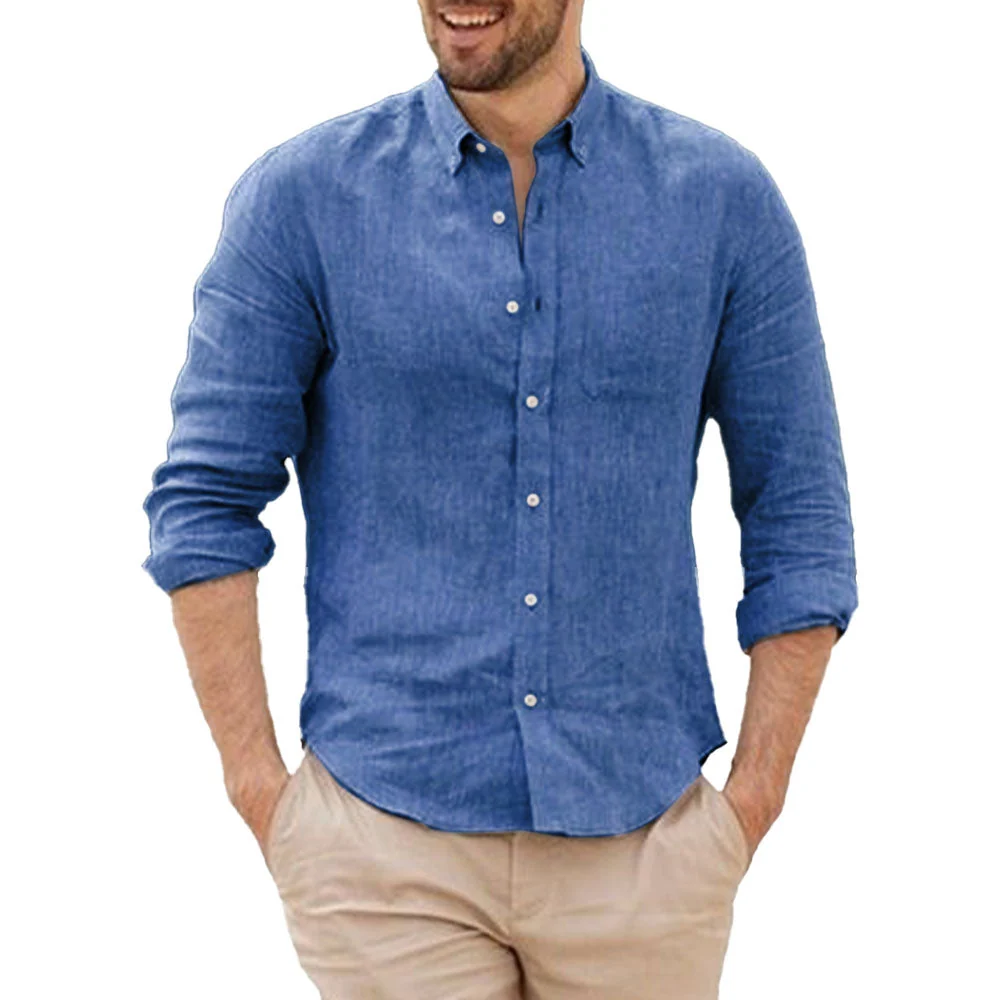 Camisa de lino transpirable - Imagen 6