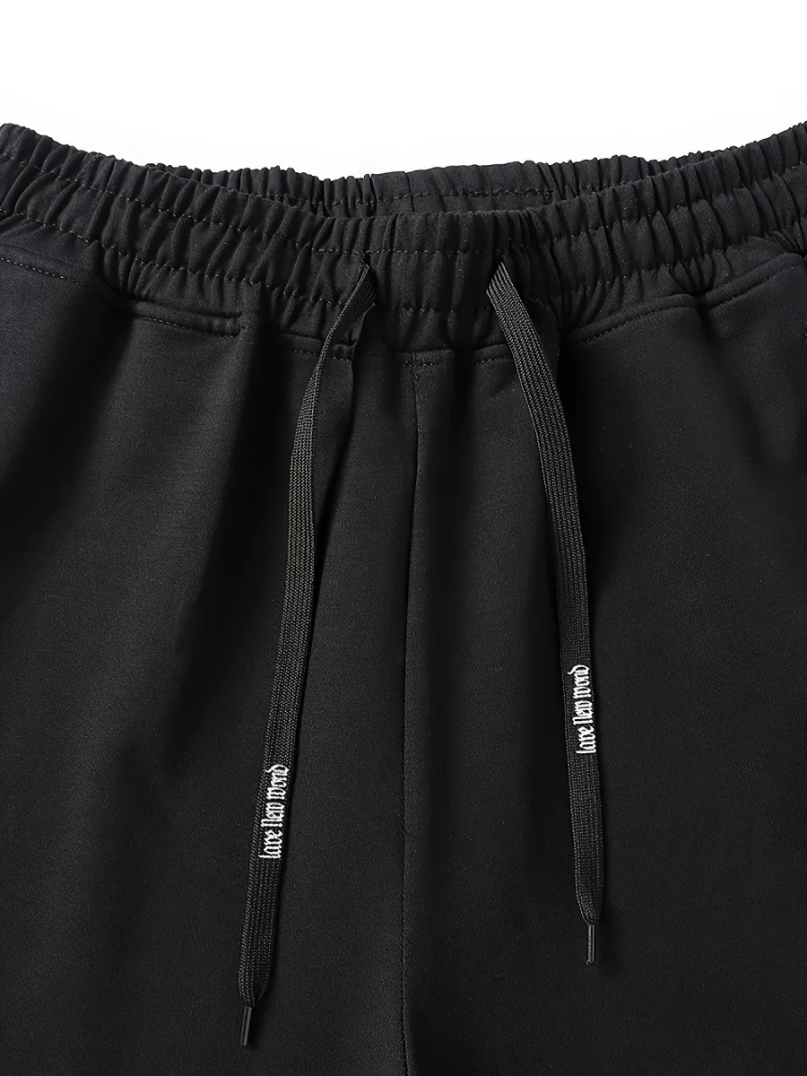 Lot de 3 Pantalons de Survêtement Polaire Homme, Élastique, Doublure Chaude, Poches Zippées, Bleu Marine, Noir et Gris Clair - Imagen 5
