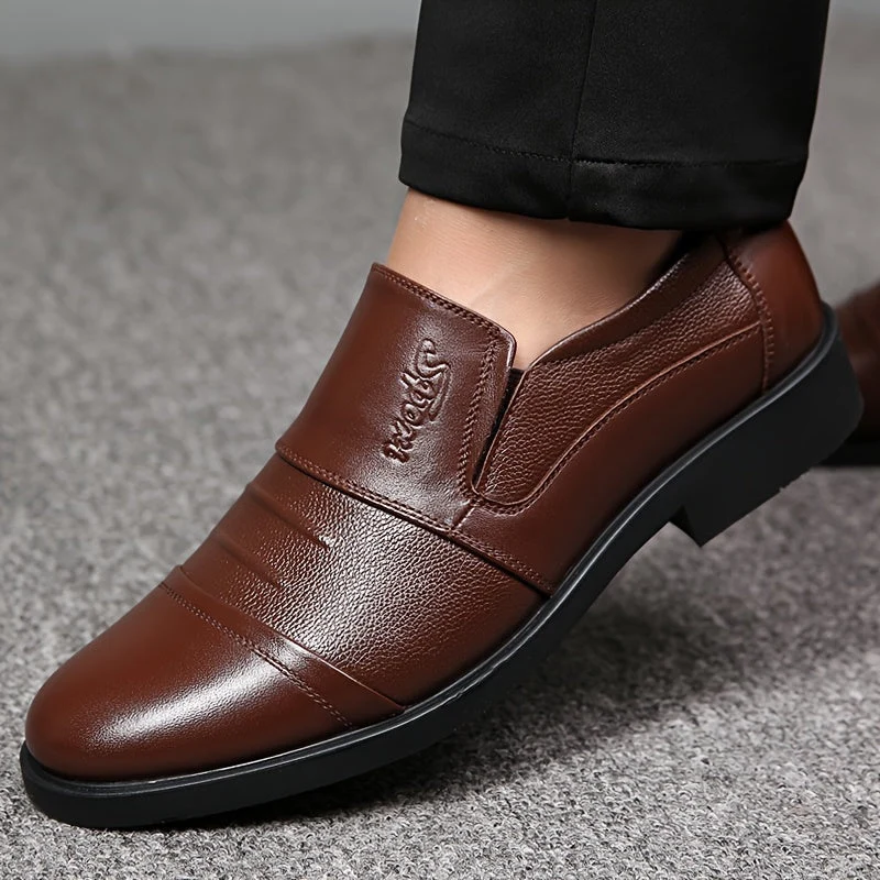 Mocassins Homme Doublés Hiver Noirs avec Semelle Noire et Détails Texturés - Imagen 6