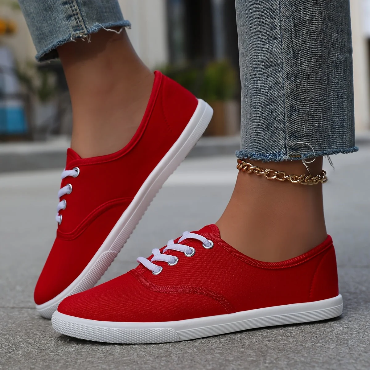 Baskets basses décontractées pour femme – Style urbain polyvalent et confort au quotidien - Imagen 6