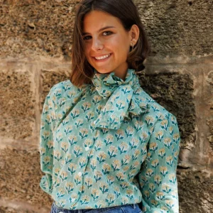 CAMISA LAZO AZUL