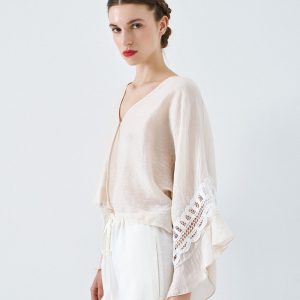 Blusa holgada detalle manga ACCESS FASHION
