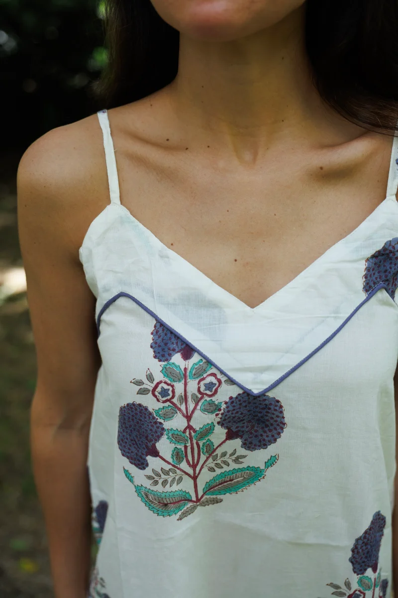 CAMISÓN AZUL Y GRANATE - Imagen 3