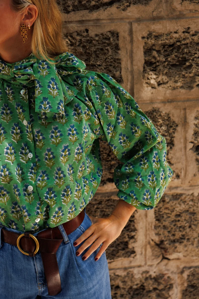 CAMISA LAZO VERDE - Imagen 2