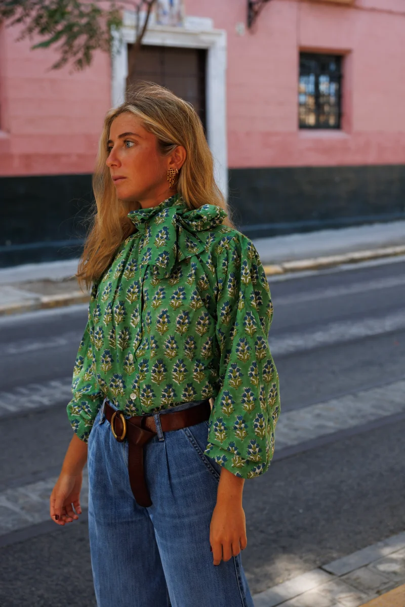 CAMISA LAZO VERDE - Imagen 3