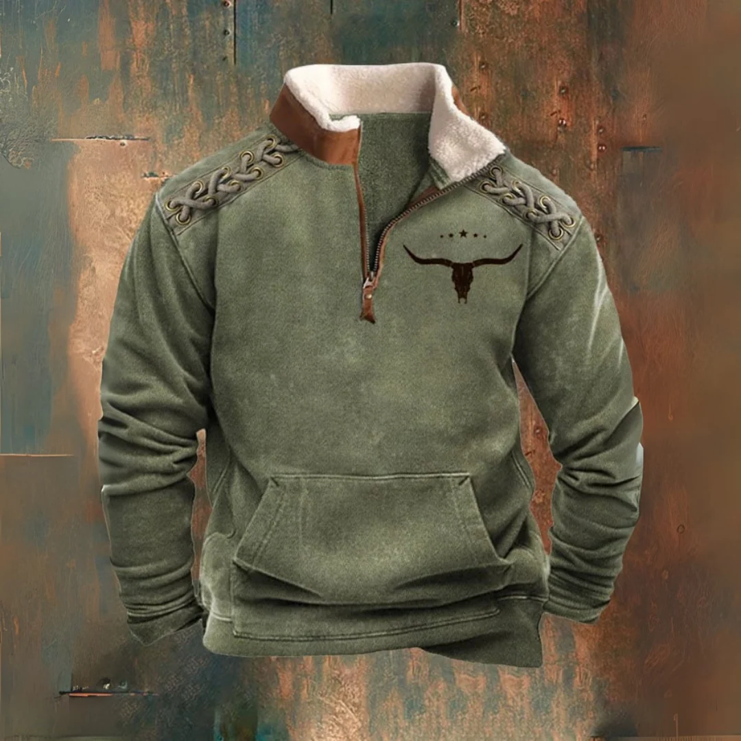 Jersey vintage con cremallera - Imagen 3