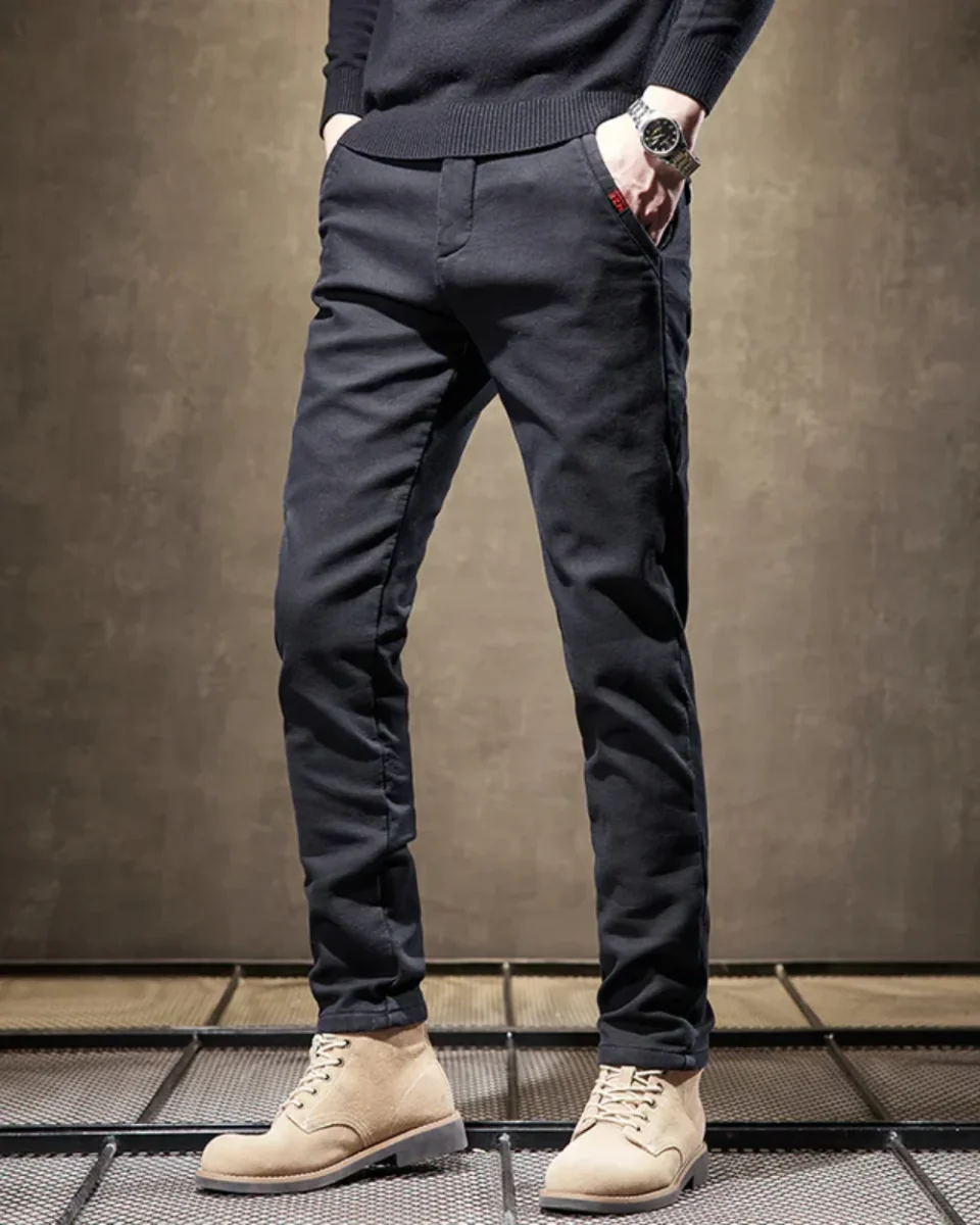 Pantalones informales de corte ajustado - Imagen 7