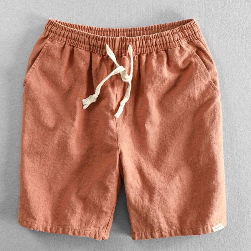 Pantalones cortos de algodón de estilo japonés - Imagen 8