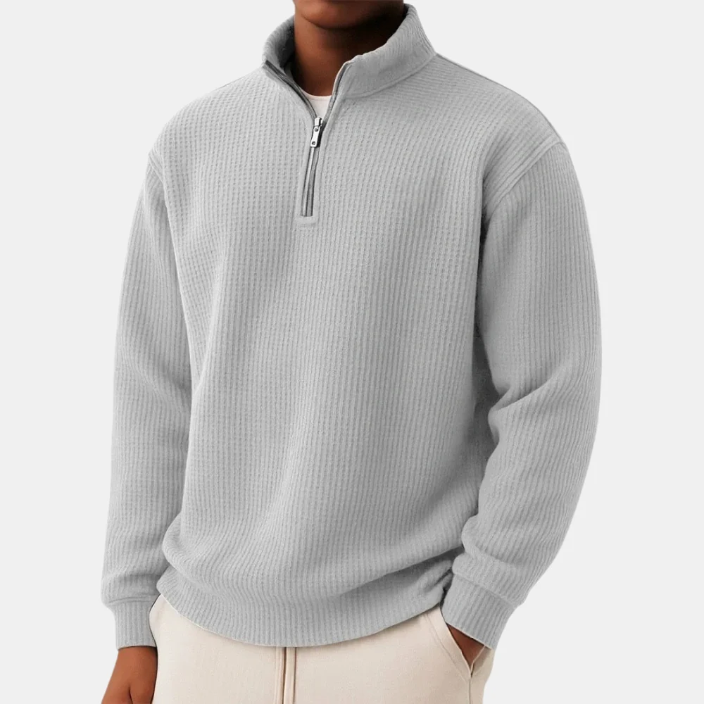 Elegante jersey de punto con cremallera - Imagen 7