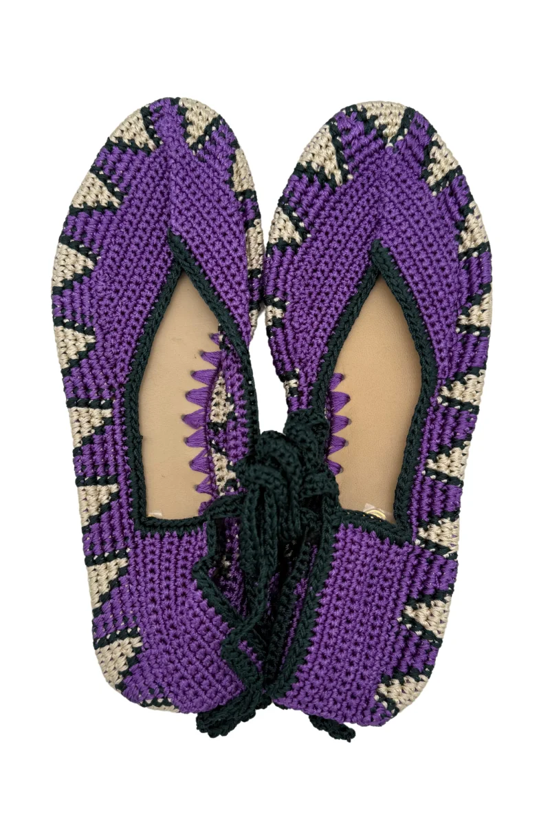 BAILARINA CROCHET MORADA - Imagen 2