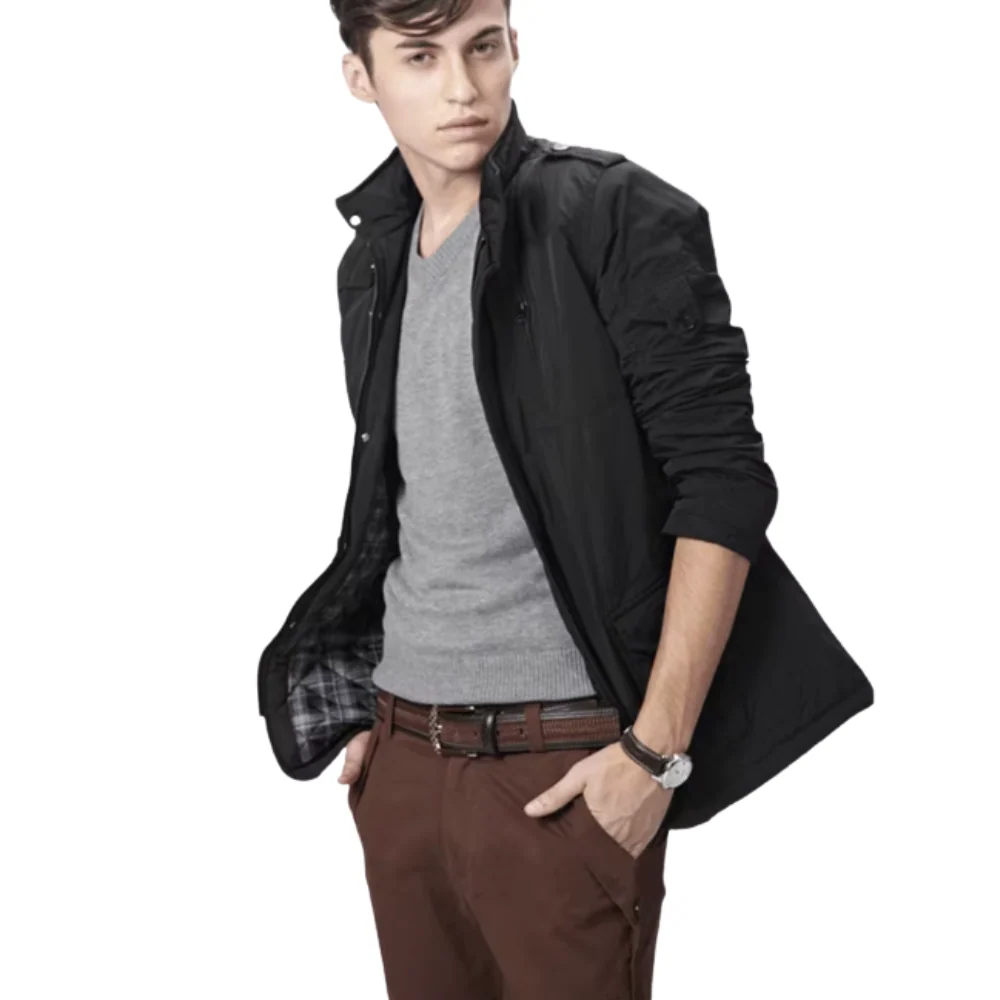 Chaqueta elegante y cortavientos - Imagen 6