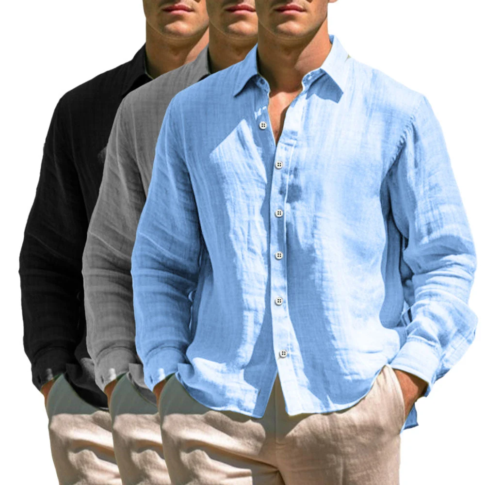 Camisa informal de lino - Imagen 8