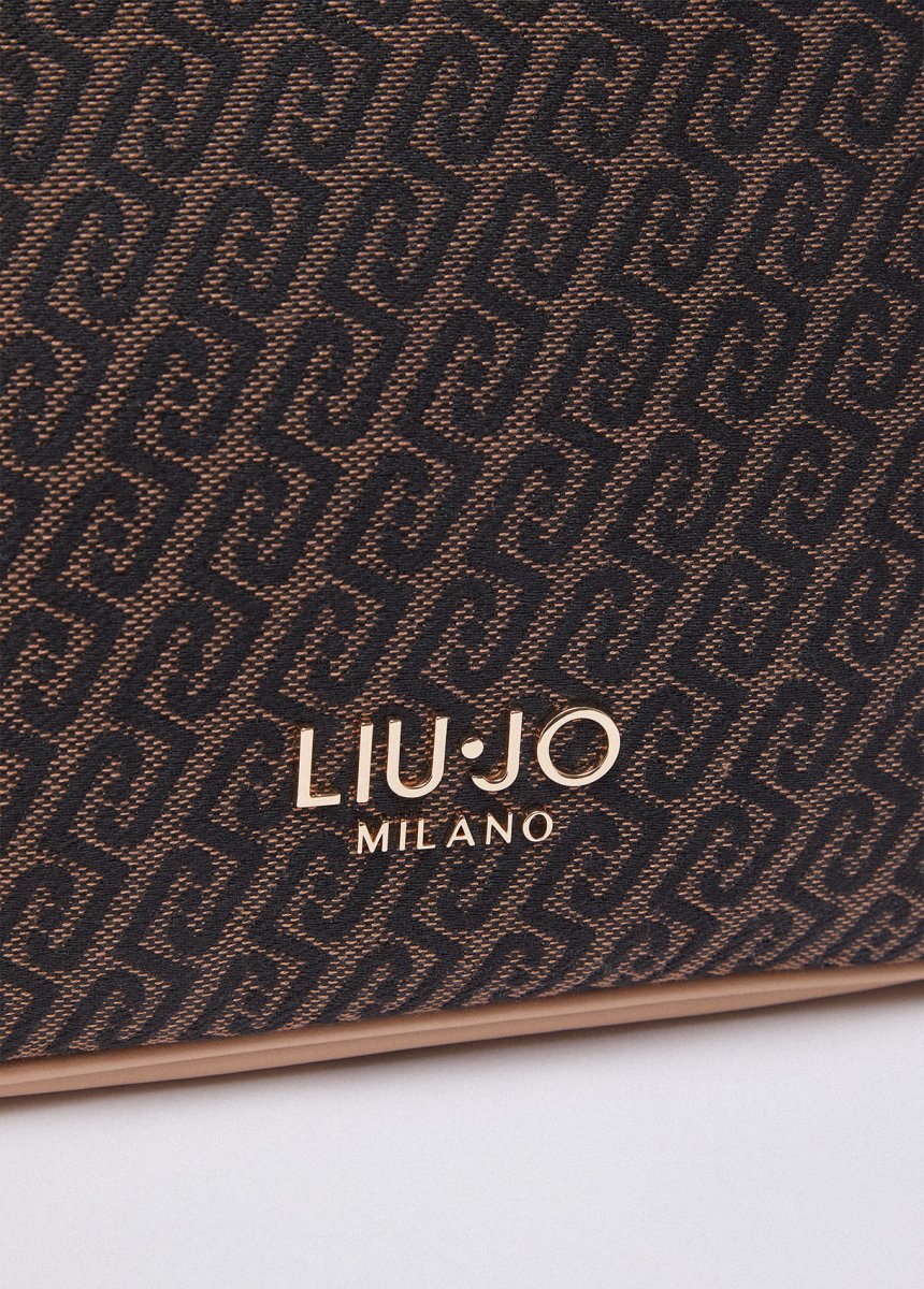 Bolso tote de tejido jacquard LIUJO (disponible en color denim) - Imagen 4