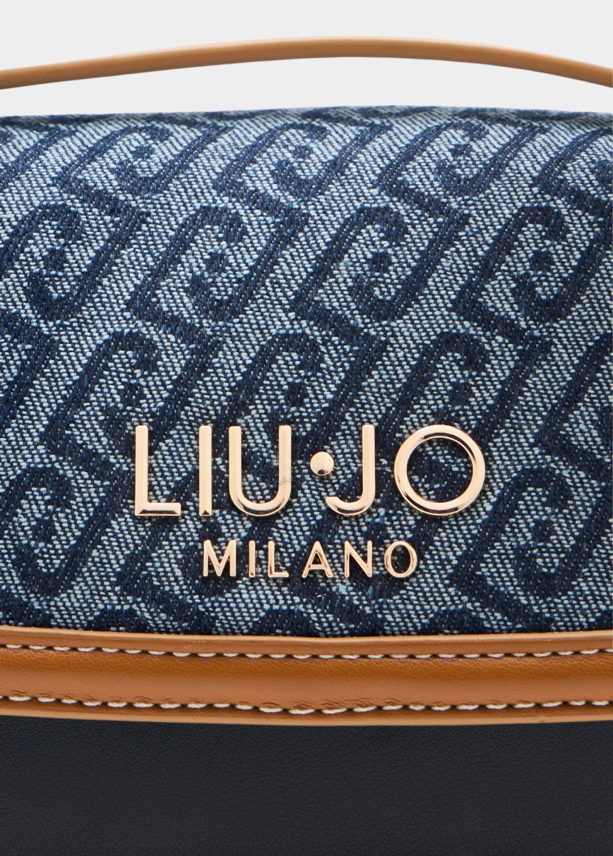 Bolso tote de tejido jacquard LIUJO (disponible en color denim) - Imagen 8