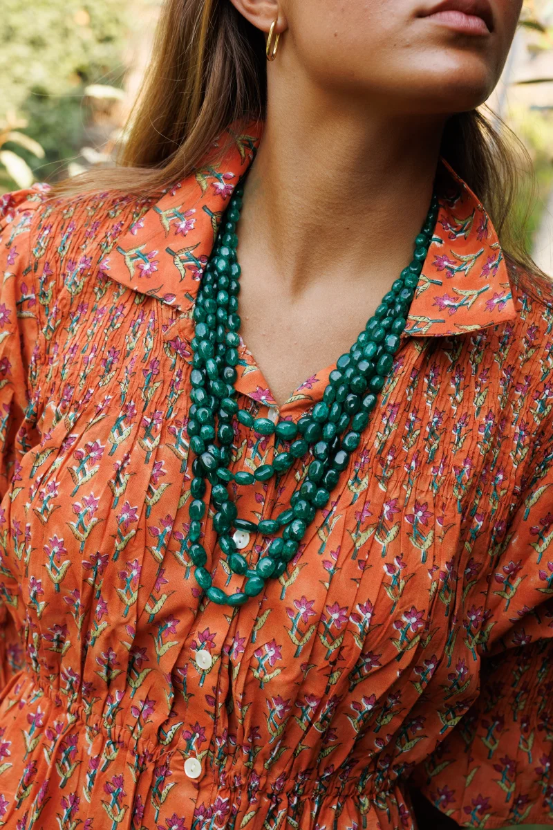 Collar Piedras Verde - Imagen 3