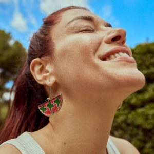 Pendientes diseño plata de ley BABA