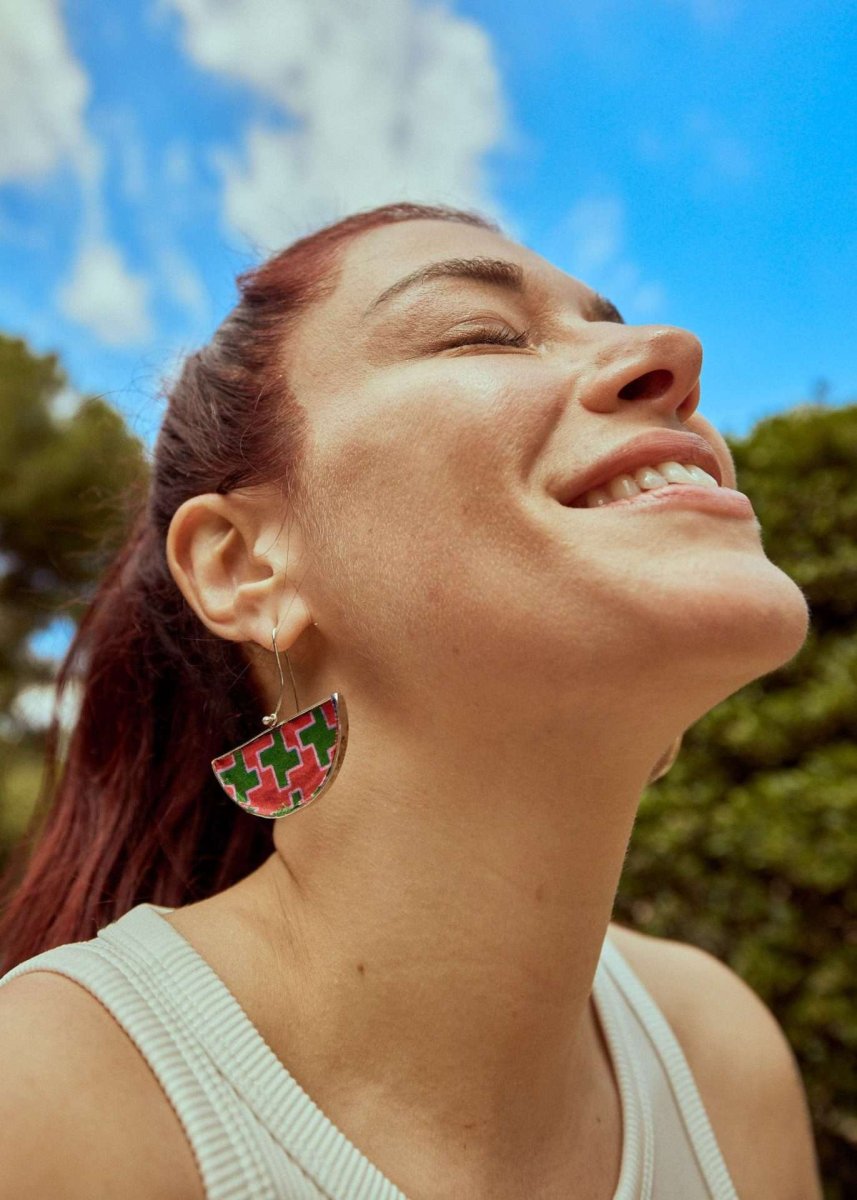 Pendientes diseño plata de ley BABA
