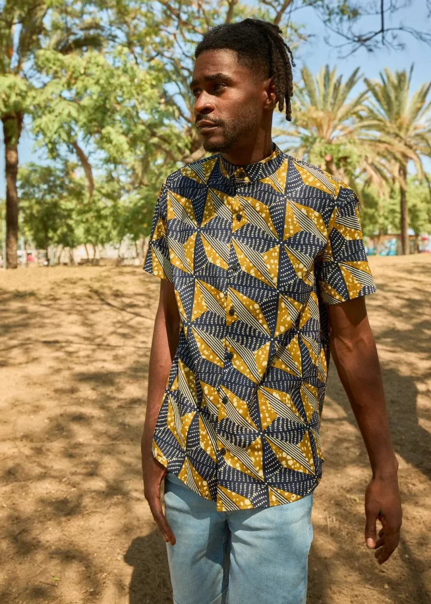 Camisa Cuello Mao Saba Wax - Imagen 2