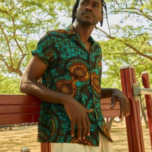 Camisa Algodón Hawaiana BRAIDS