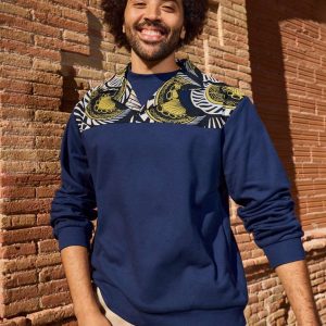 Sudadera Básica Marino STEPHEDU