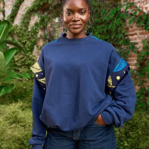 Sudadera Oversize Marino ASSATA