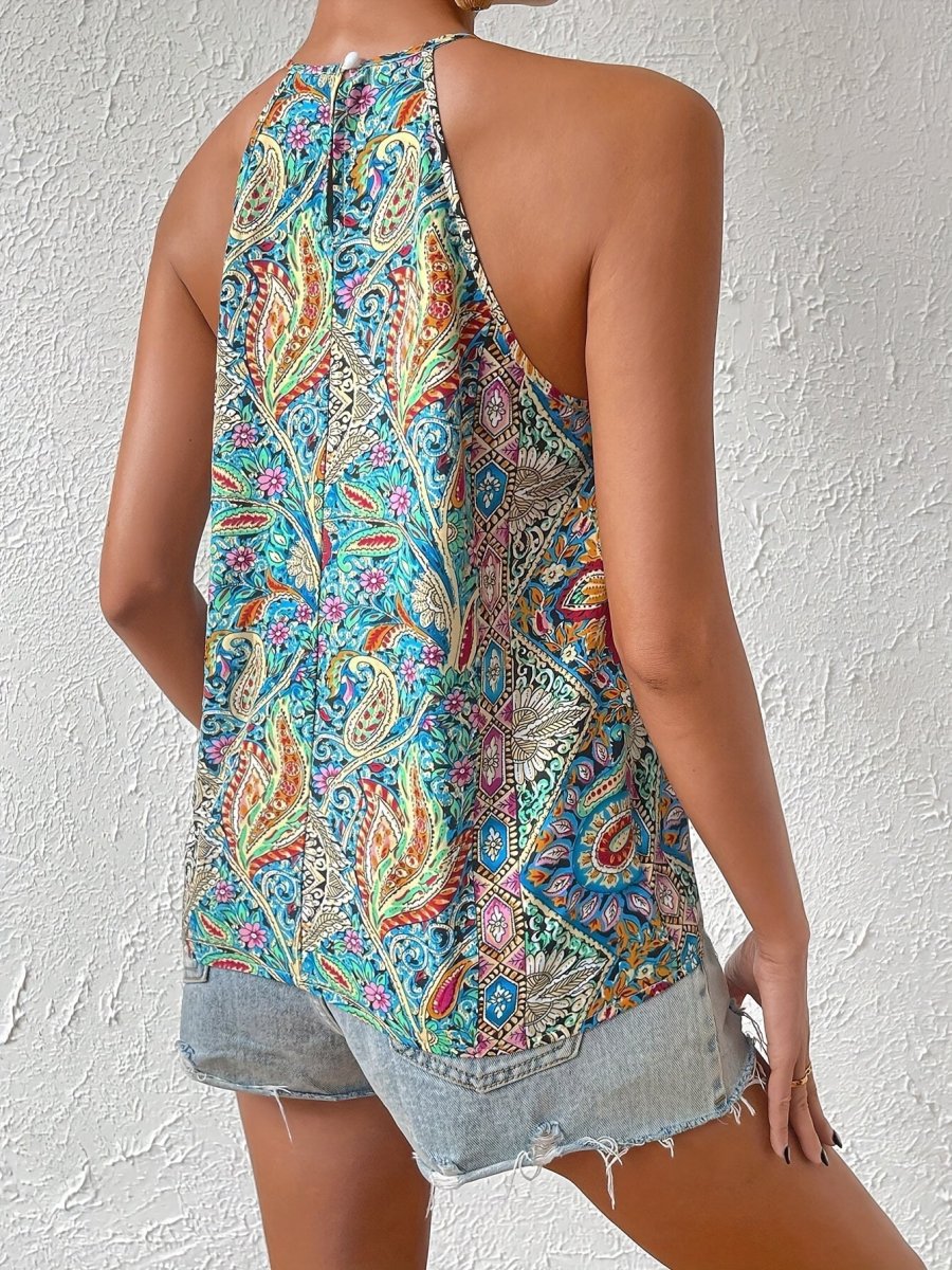 Top dos nu cache-cœur pour femme, style bohème chic, idéal été et vacances - Imagen 3