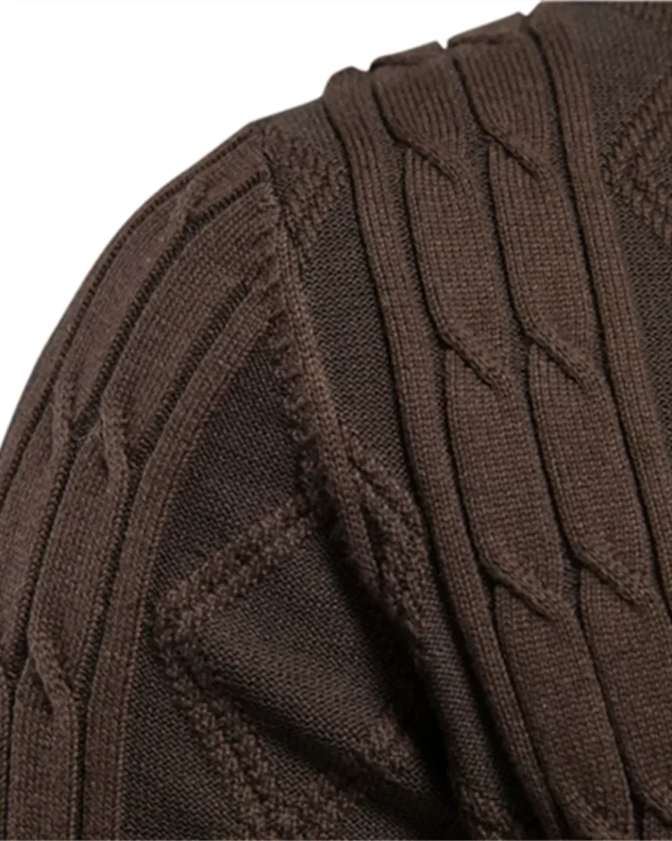Cárdigan de lujo para hombre con botones - Imagen 8