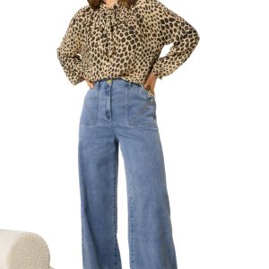 Jeans cómodos de cintura alta CAROLINE BISS