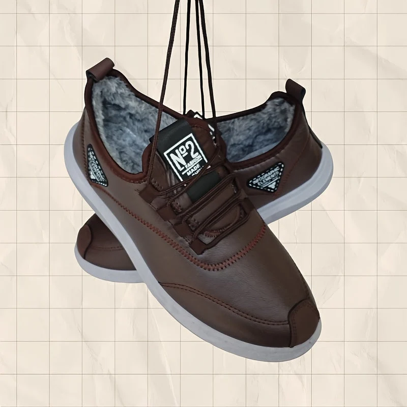 Baskets montantes homme doublure fourrure synthétique noir semelle grise - Imagen 3