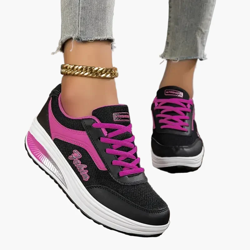 Baskets orthopédiques confort femme - sneakers tendance usage quotidien - Imagen 3