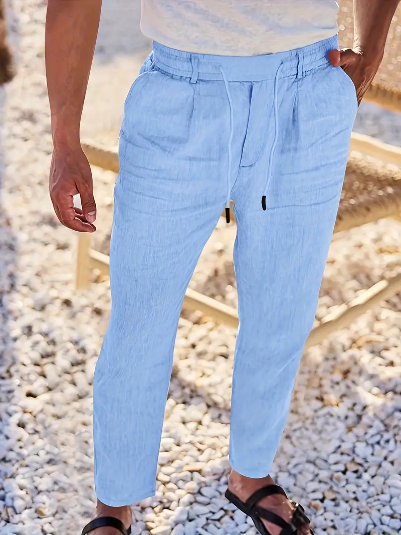 Pantalones elegantes de lino - Imagen 4