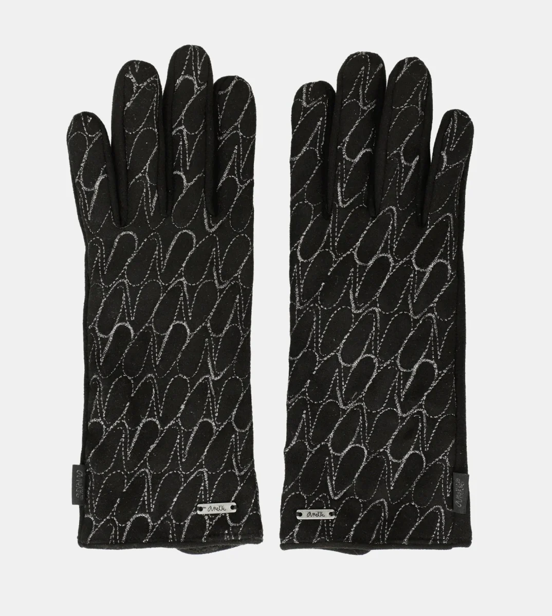 Anekke logo black gloves 39472-021 - Imagen 3