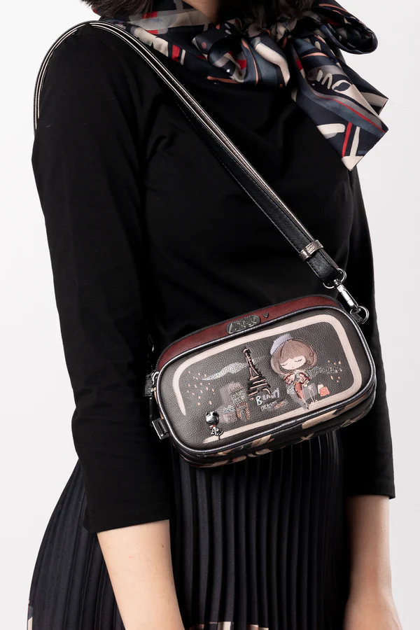 Bandolera con Bolsillo Frontal ANEKKE Mademoiselle 41803-445 - Imagen 3