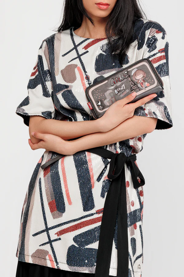 Billetero Grande Estampado ANEKKE Mademoiselle 41809-908 - Imagen 4