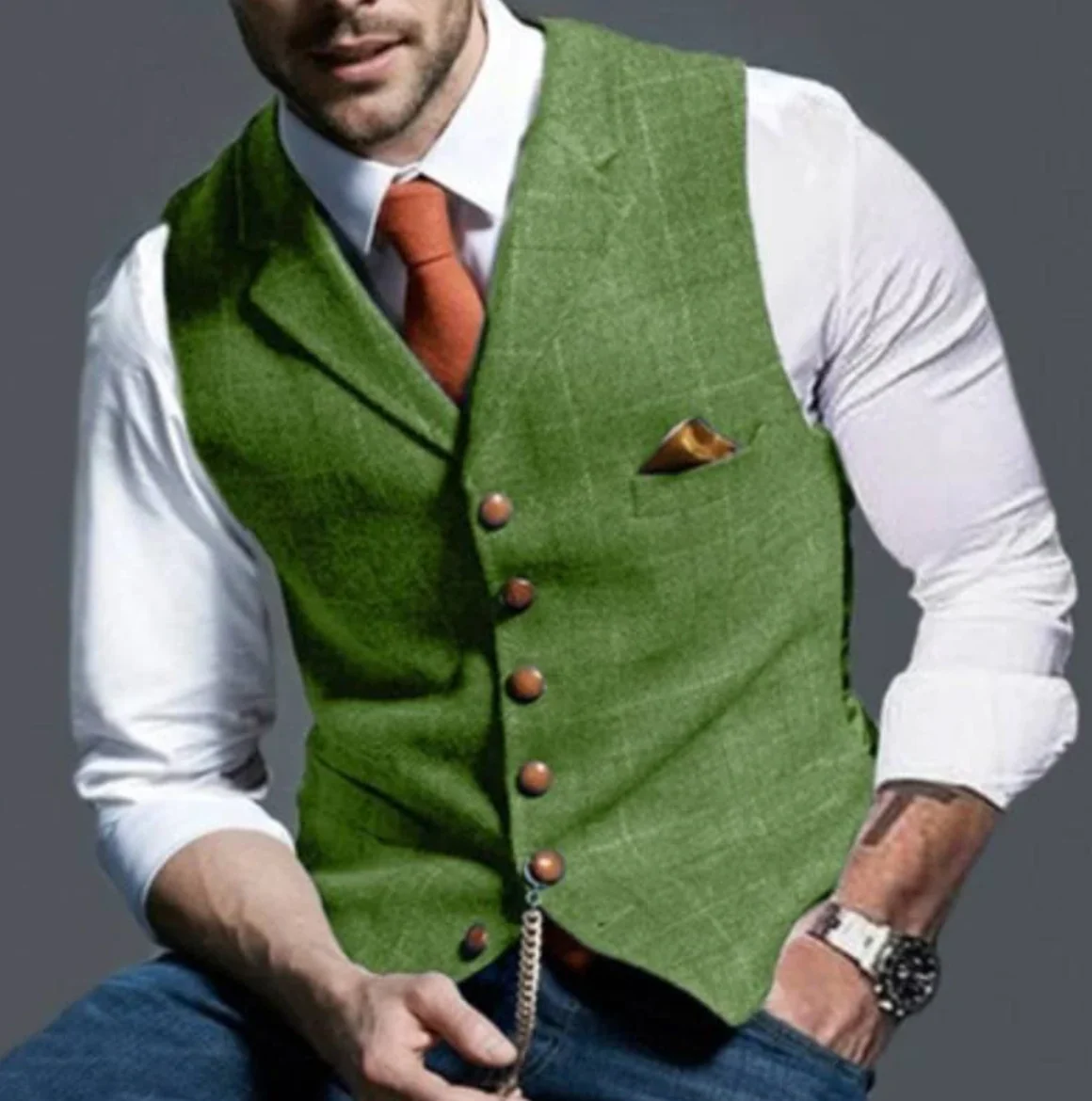 Chaleco elegante para hombre - Imagen 5