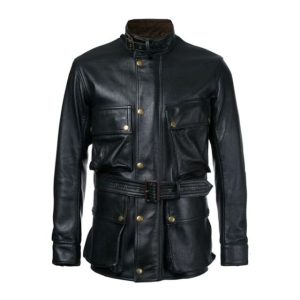 Chaqueta de motorista de estilo vintage