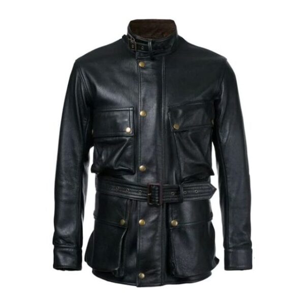 Chaqueta de motorista de estilo vintage - Imagen 5
