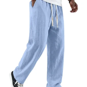 Pantalones elegantes de lino