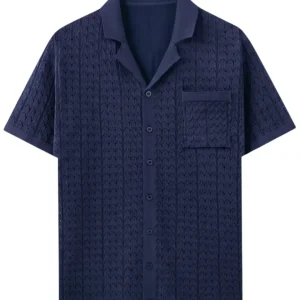 Elegante camiseta polo de punto