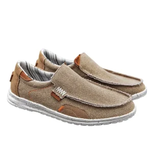 Mocasines elegantes de lona