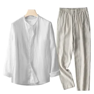 Conjunto de dos piezas de lino