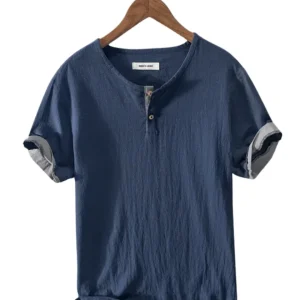 Camisa elegante de verano de algodón