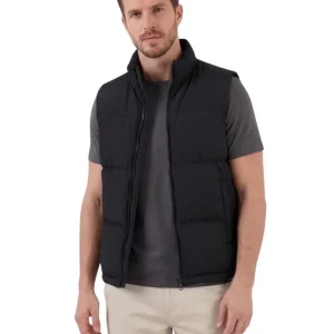 Elegante chaleco acolchado sin mangas