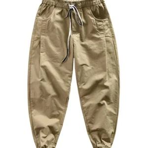 Pantalones cargo elegantes de algodón