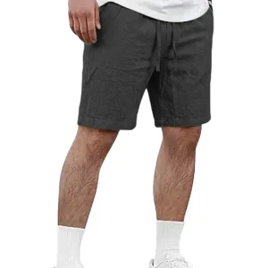 Pantalones cortos de lino para hombre