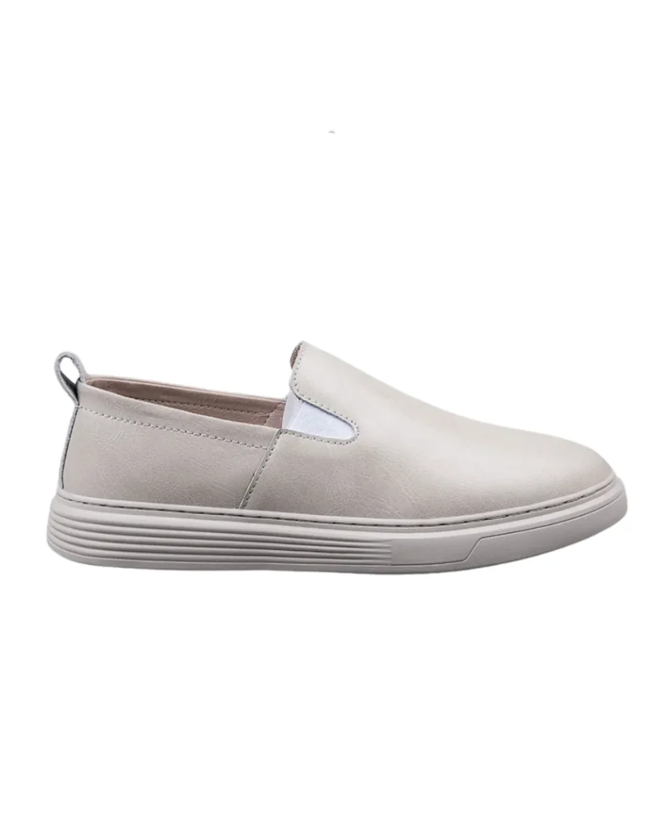 Zapatos sin cordones de piel
