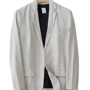 Elegante chaqueta de lino